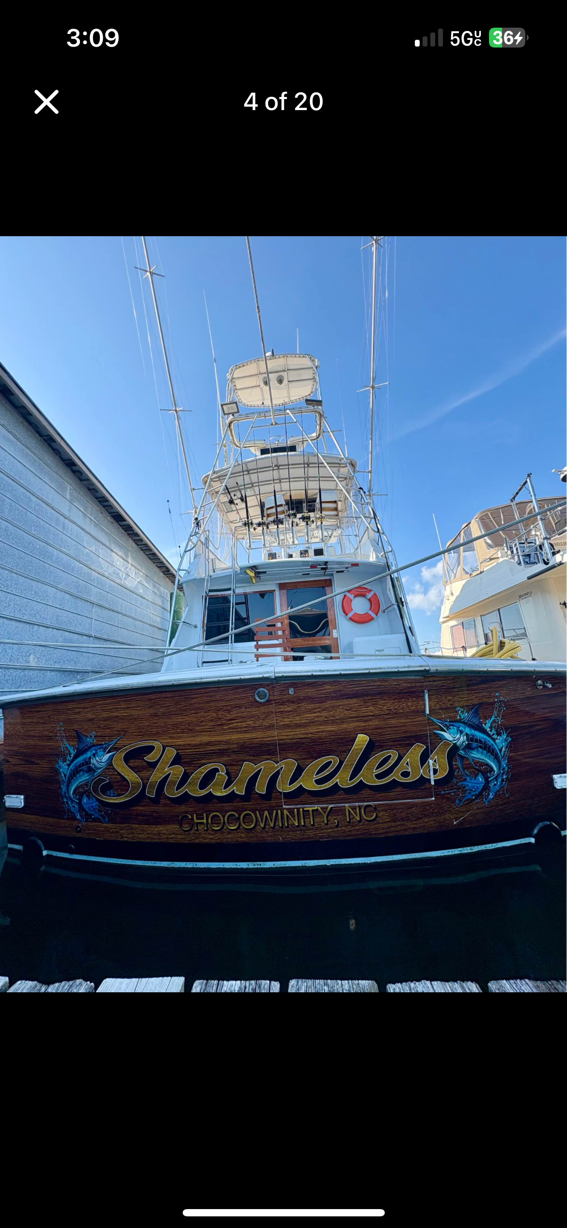 Hatteras 46 offshore fishing vessel — photo 3